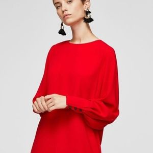 Mango mini red dress.
